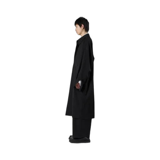 Wool Gabardine Long Coat