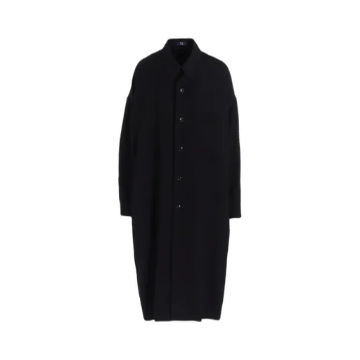 Wool Gabardine Long Coat