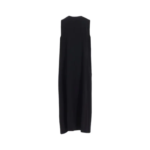 Wool Gabardine Front Open Dress