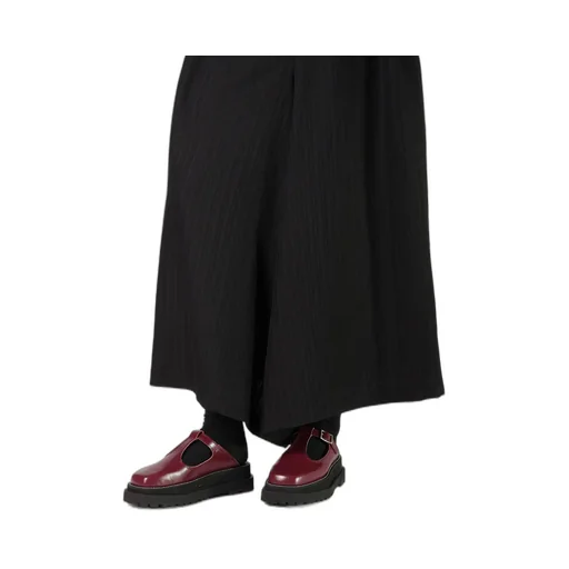 Viscose Tweed Stripe Wide Pants