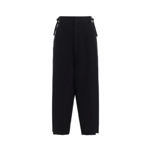 Viscose Tweed Stripe Sarouel Pants