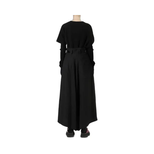Viscose Tweed Stripe Wide Pants