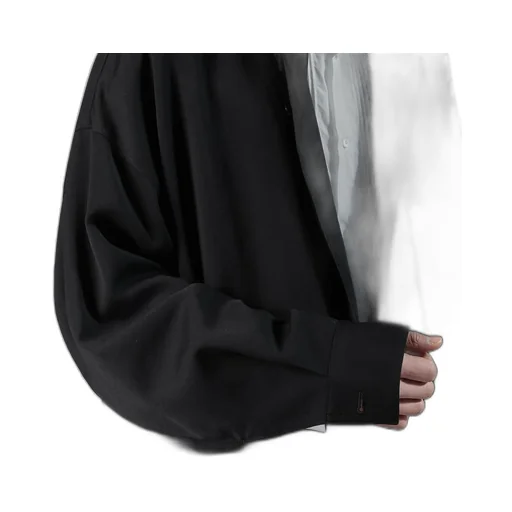 Wool Gabardine Long Coat