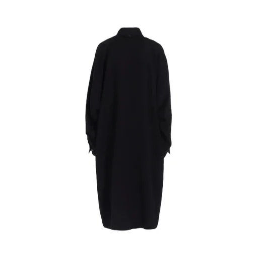 Wool Gabardine Long Coat