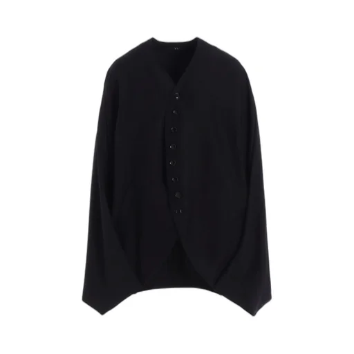 Viscose Tweed Stripe Dolman Sleeve Jacket