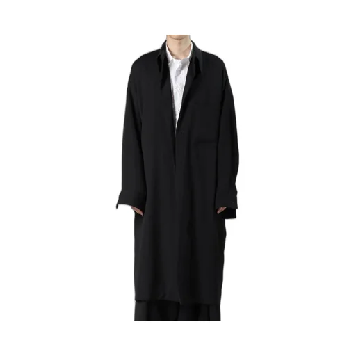 Wool Gabardine Long Coat