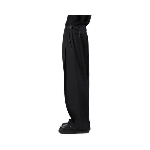 Viscose Tweed Stripe Sarouel Pants