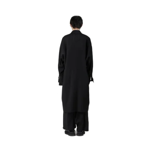 Wool Gabardine Long Coat