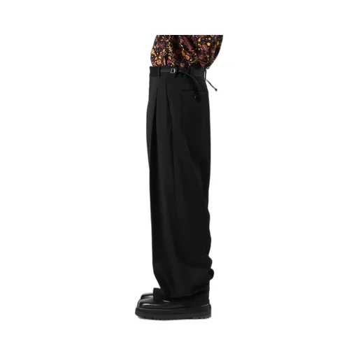 Wool Gabardine Sarouel Pants
