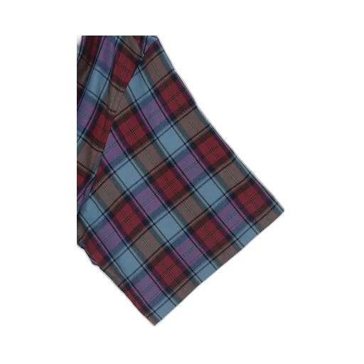 Twill Plaid Blouse