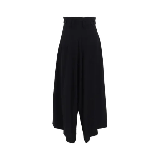 Wool Gabardine Wide Pants