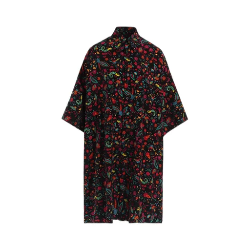 Flower Print Big Shirt