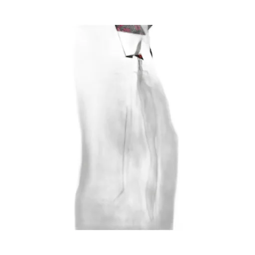 Uneven Yarn Denim Apron Pants