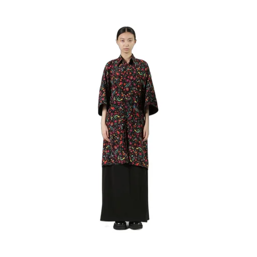 Flower Print Big Shirt
