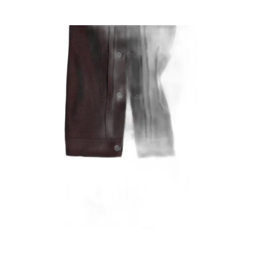 Red Back Side Denim Jacket