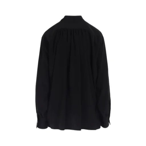 Ta/Pe Super Viyon Tusser Shirt With Bowtie