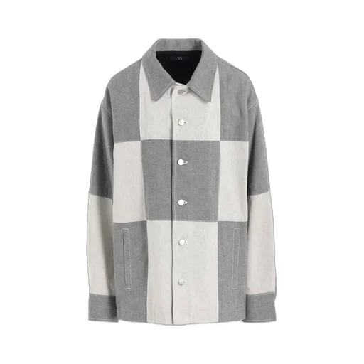 Uneven Yarn Denim Shirt Blouson