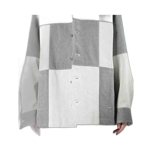 Uneven Yarn Denim Shirt Blouson