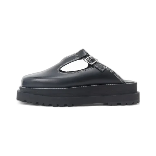 Cow Leather Mary Jane Sandals
