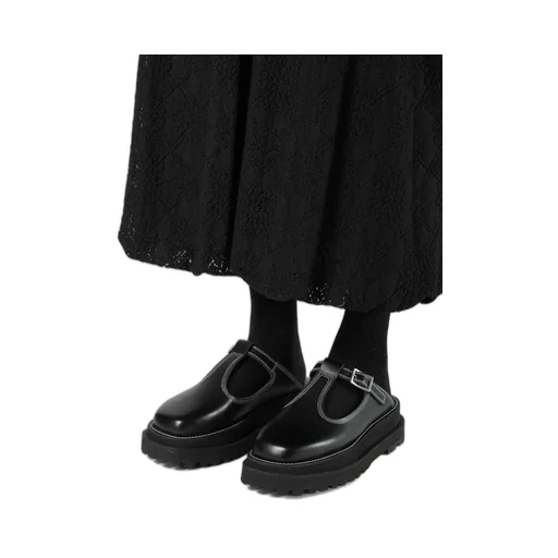 Cow Leather Mary Jane Sandals