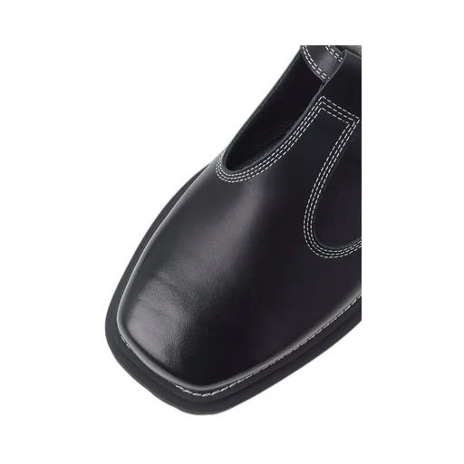 Cow Leather Mary Jane Sandals
