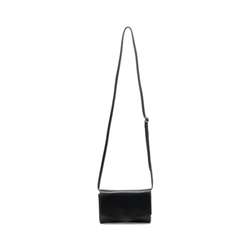 Cow Leather Metal Clasp Clutch Bag