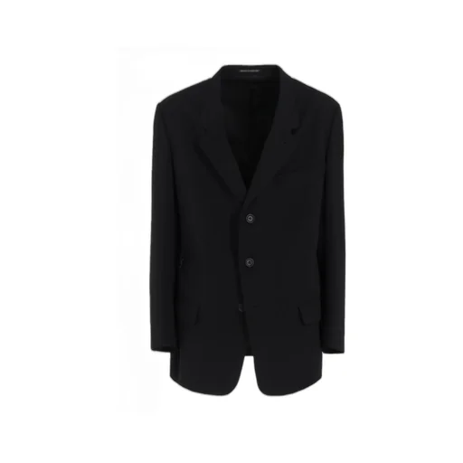 Wool Gabardine Jacket With A 3-Button Front
