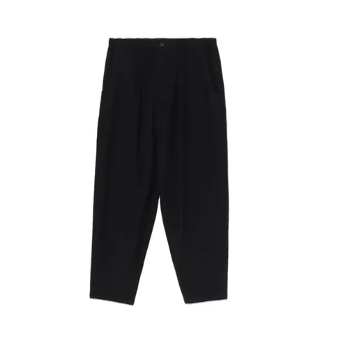 Flannel Pants With Side Zip