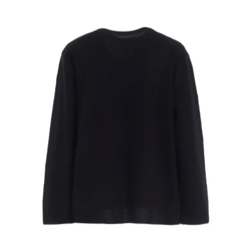 Panel Design Round Neck Pullover Knit