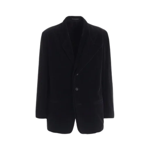 Corduroy Jacket With Front Left Layred