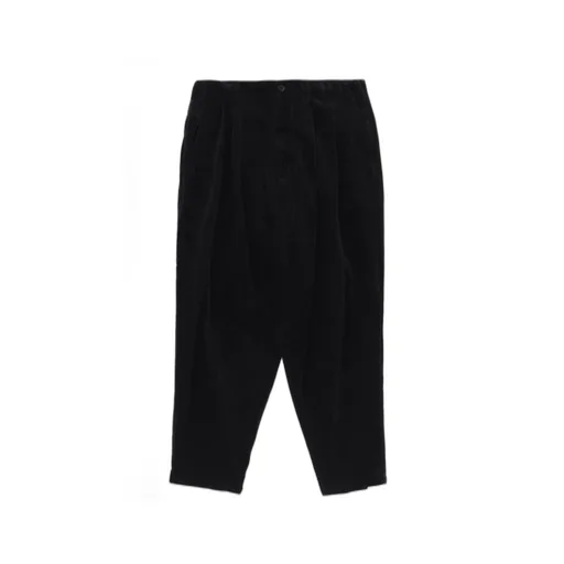 Side Zip Pants With Corduroy