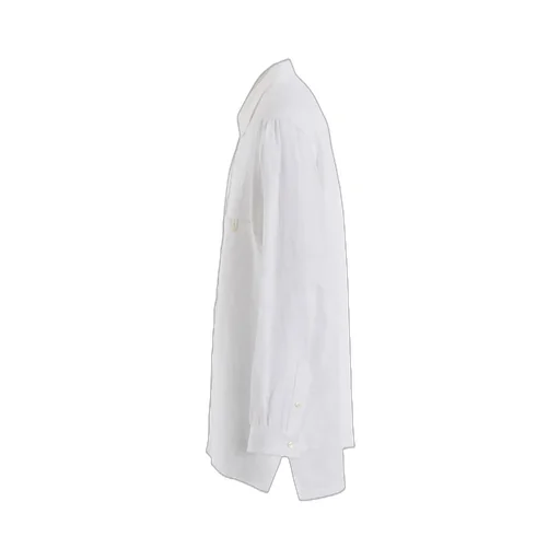 Y's For Men X 120% Lino Velvet Panel Shirt