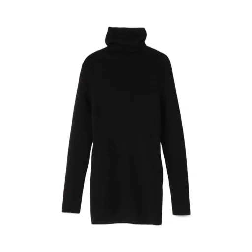 Standard W/Washable Plain Stitch Long Turtle Knitwear