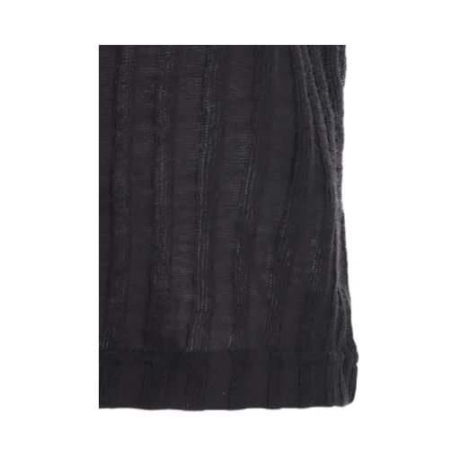 Gauze Rib Long Sleeve Cardigan