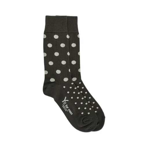 Cotton Acrylic Nylon Lattice Dot Socks