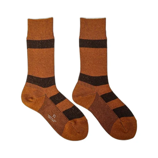 Mix Rib Stripe Socks