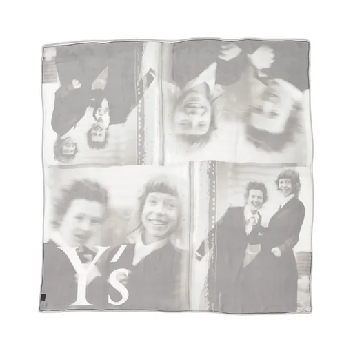 [Ys With Max Vadukul]Silk Chiffon Scarf S 1972 - A Moment In Y