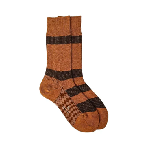 Mix Rib Stripe Socks
