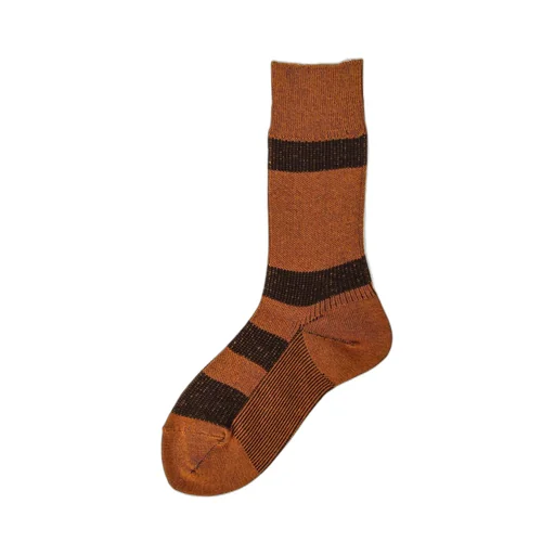 Mix Rib Stripe Socks