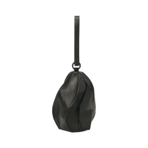 Smooth Leather Twisted Bag