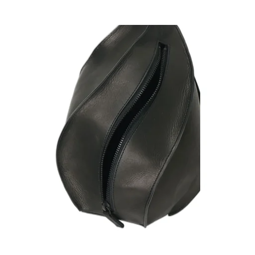 Smooth Leather Twisted Bag