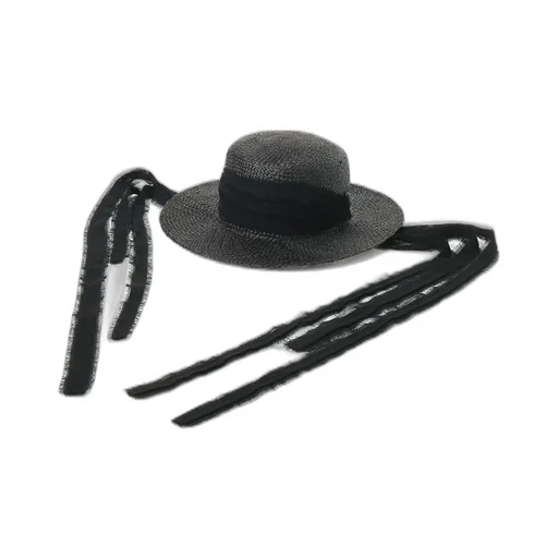 Raffia Boater Hat