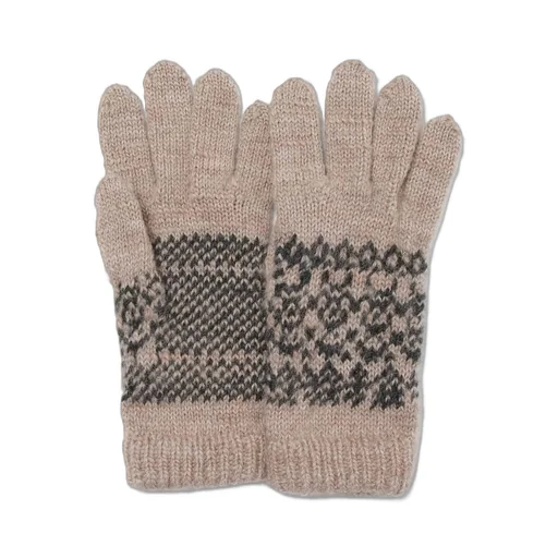 Fair Isle Pattern Gloves