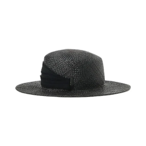 Raffia Boater Hat