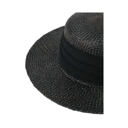 Raffia Boater Hat