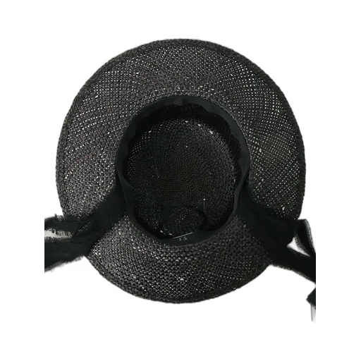 Raffia Boater Hat