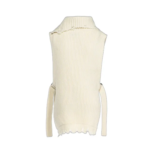 Lamb Wool Damaged Knit Vest