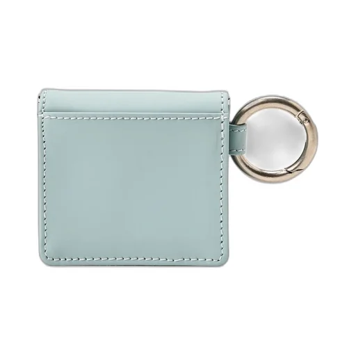 Rubber Touch Leather Coin Case