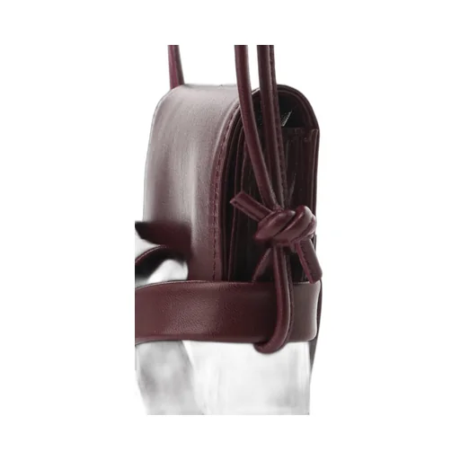 Color Leather Neck Pouch