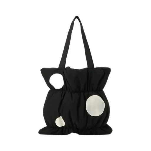 Polyester Taffeta Padded Polka Dot Print Bag